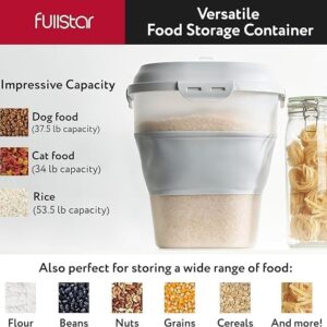 fullstar Rice Container 50 Lbs Storage - 50Lb Rice Storage Container 50 Lbs Flour Storage