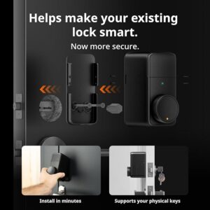 WiFi Smart Lock Pro with Fingerprint Keypad Touch, Fingerprint Keyless Entry Door Lock