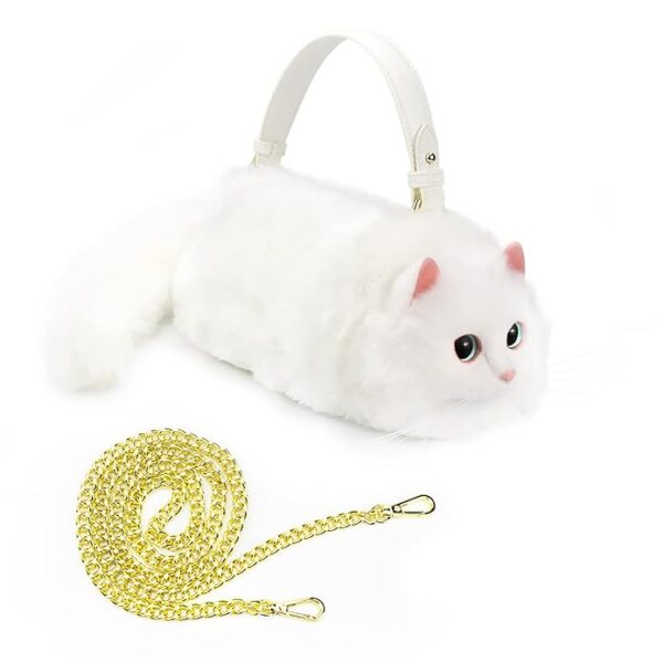 Cute Cat Handbag for Girls, Cat Style Handbag