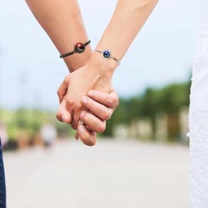 Long Distance Touch Bracelets for Girlfriend Boyfriend Passing on Love and Miss Gifts