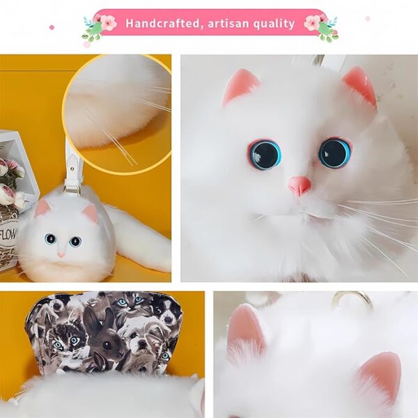 Cute Cat Handbag for Girls, Cat Style Handbag - Image 3