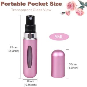 5ml Travel Mini Spray Bottle Perfume Refillable Atomizer Container