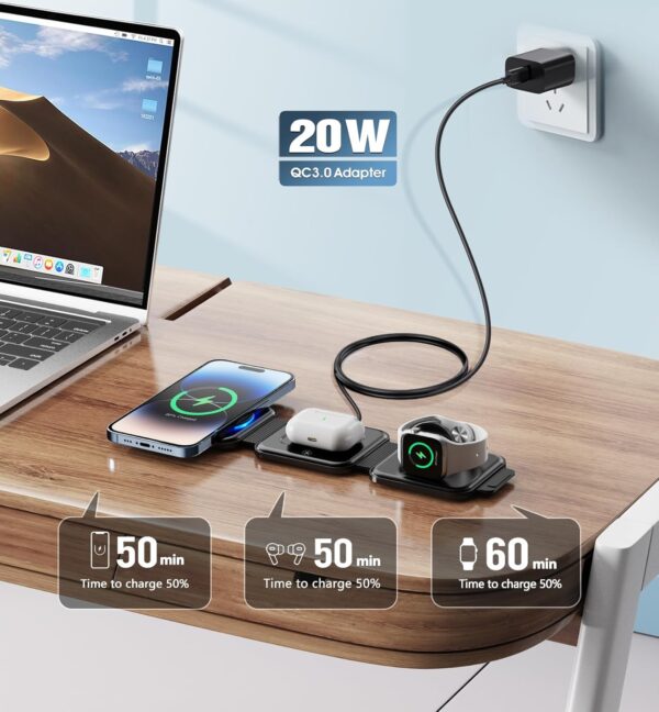 3 in 1 Charging Station for Apple Devices - Image 3