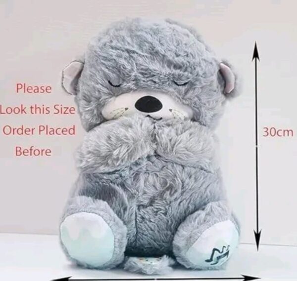 Breathing Teddy, Kimee Soothe 'n Snuggle Otter, Portable Plush Baby Toy with Music, Sounds, Lights and Breathing Motion - Image 4